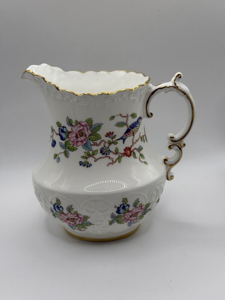 Vintage 60s AYNSLEY Fine China England PEMBROKE 5 1/2h 8 oz Jug Milk Pitcher